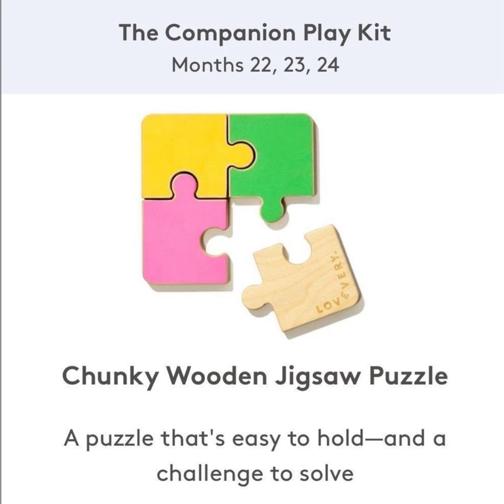 Lovevery Chunky Jigsaw Puzzle